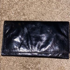 Black hobo wallet